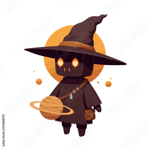 Adorable Witch with a Planetary Charm