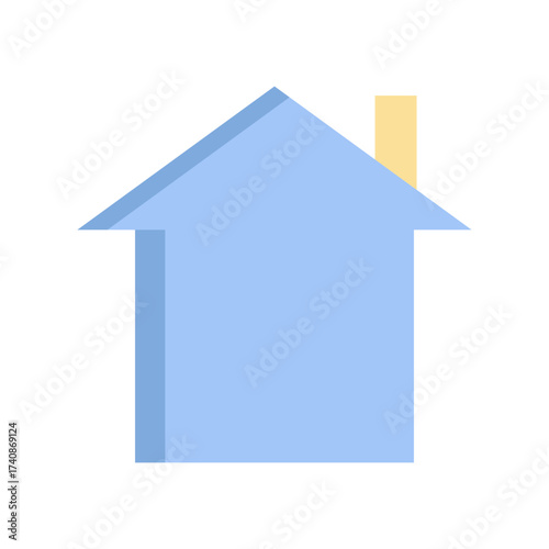 house flat icon design