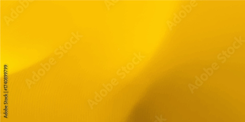 Abstract background with smooth golden lines creating a bright summer wave pattern and a warm yellow gradient texture