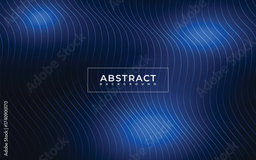 Abstract digital wave lines. Futuristic wave. Technology background. Vector illustration