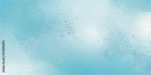 Abstract blue grunge texture with vintage water pattern and retro wall backdrop illustration