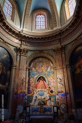 Our lady of the daurade church interior toulouse france