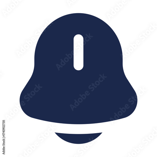 Notification bell icon. Bell icon for new notification, incoming message, reminder and alert. Bell symbol for subscribe on channel and for social media reminder. Vector