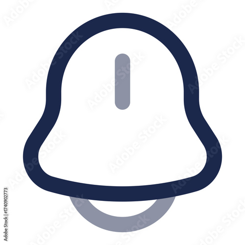 Notification bell icon. Bell icon for new notification, incoming message, reminder and alert. Bell symbol for subscribe on channel and for social media reminder. Vector