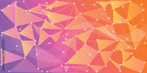 Multi triangle abstract background design