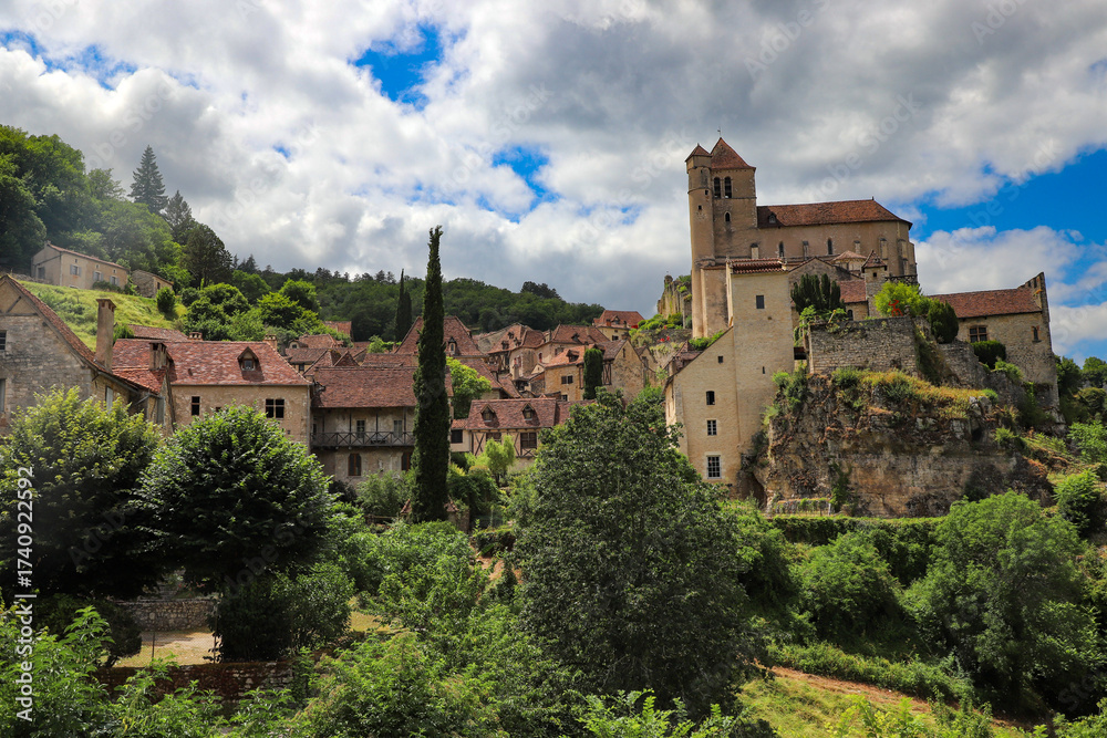 Fototapeta premium Saint-Cirq-Lapopie, Lot
