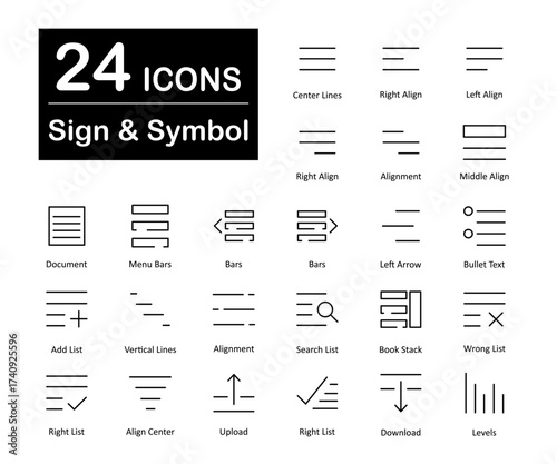 These are 24 beautiful small, pixel perfect electronics sign and symbol vector icons.