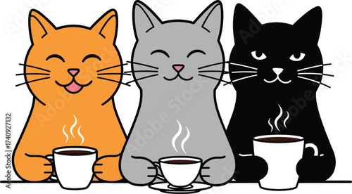 Cat Lover's Coffee Break


