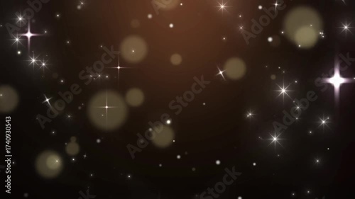Elegant Golden Sparkle Dust Background