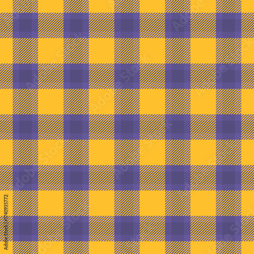 Classic checkered pattern in gold and lilac, creating a cozy and timeless feel. Ideal for backgrounds, textiles, or design elements. Versatile  eyecatching