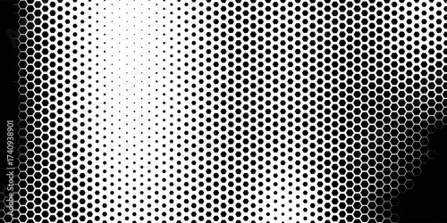 Abstract Geometric Pattern. Hipster Fashion Design Print Hexagonal Pattern. Vector Illustration.