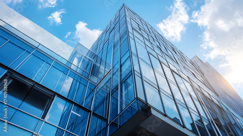 Wallpaper Mural A large, modern office building with an innovative design. Torontodigital.ca