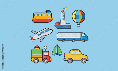 Global Travel and Mixed Transport Scene	