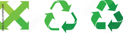 Green recycle icon, eco friendly arrows, environmental conservation symbol, sustainability sign, waste management, renewable resources, recycling loop, eco design, green energy concept