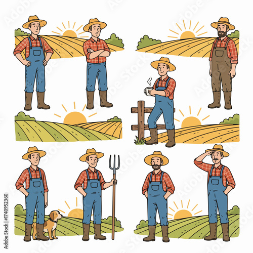 Diverse group of elderly people smiling faces