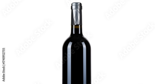 Wallpaper Mural Dark Red Wine Bottle with Silver Foil Cap alcoholic beverage Torontodigital.ca