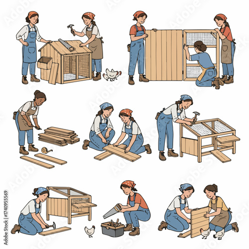 Grandparents and grandchildren celebrating birthdays