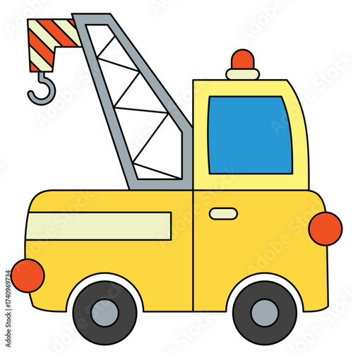 Tow Truck Cartoon icon