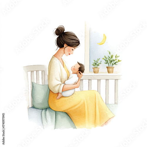 Mother and Child Bonding Moment.
