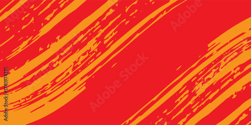 red and orange brush wrap car sticker pattern abstract banner sporty lines red and orange color combination grunge brush pattern racing design, Modern, Eps 10.