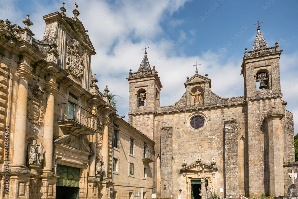 Fototapeta premium Santo Estevo de Ribas de Sil Monastery in Galicia, Spain