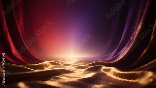 Dynamic waves of color and light