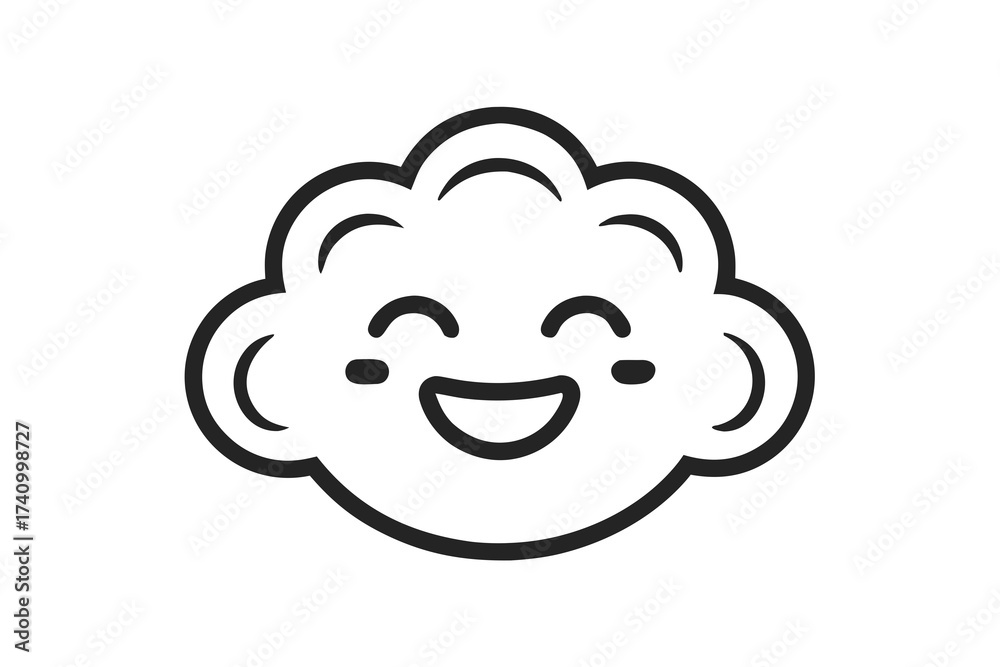 Obraz premium Hugging Face Logo Icon Small Minimal Smiling Emoticon