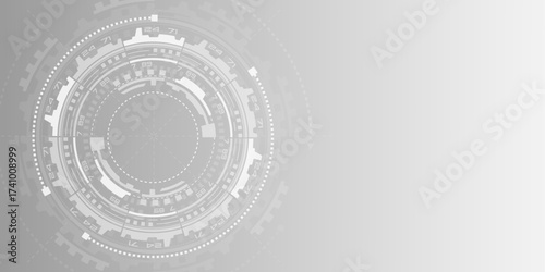 Technological background. Engineering industry. New technologies. Vector illustration