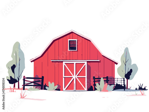 red barn