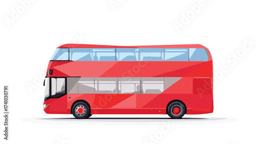 red double decker bus