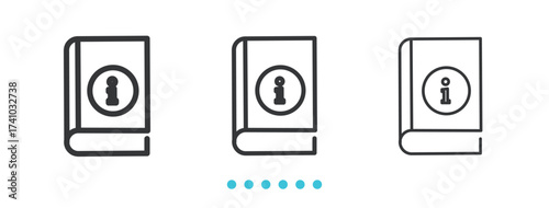 Books Cart Icon. Thin line icon vector
