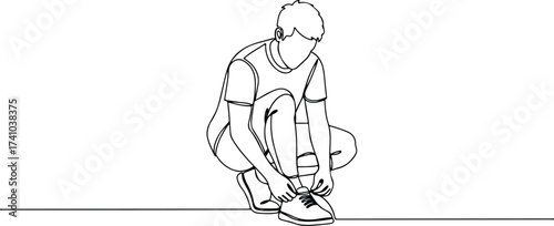 Hand-drawn vector illustration of an angel person standing, available on white and black backgrounds