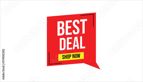 BEST DEAL – SHOP NOW SALE BANNER