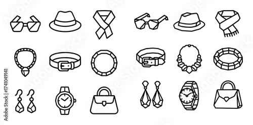 Fashion Accessory Icons
