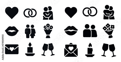 Love Icon Grid