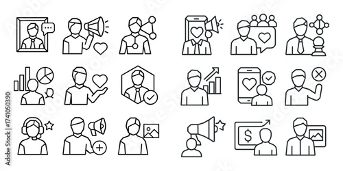 3D Marketing Icons