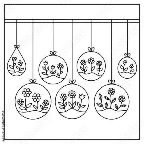 Beautiful Garden Coloring Pages