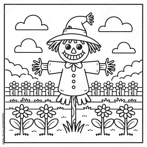 Beautiful Garden Coloring Pages