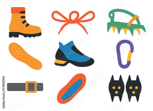 Climbing Gear Icons