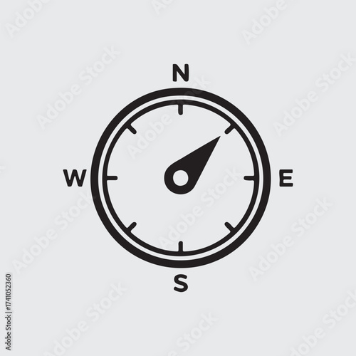 vector illustration of a clock