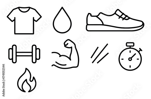 Minimalist Sports Icons