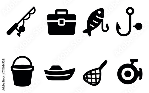 Fishing Icon Set