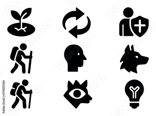 Survival Skills Icons
