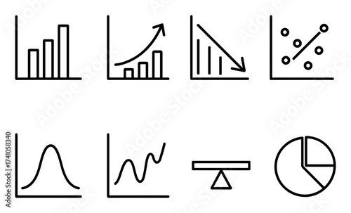 Minimalist Graph Icons