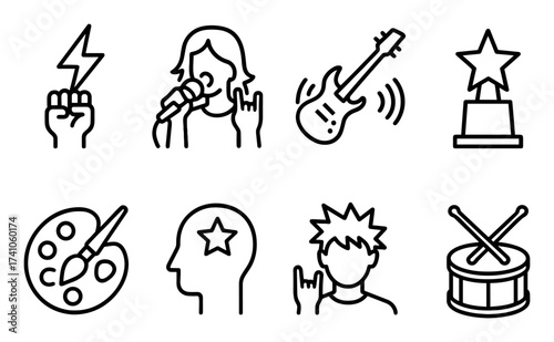 Rock Band Icons