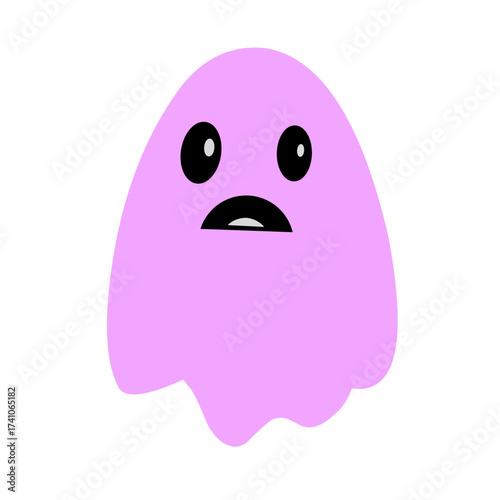 colorful ghost vector