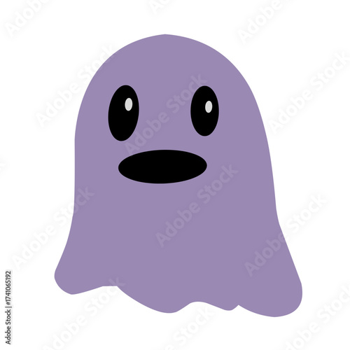 colorful ghost vector