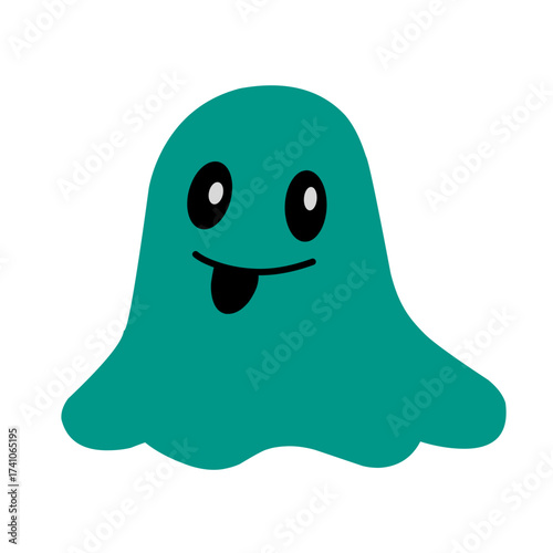 colorful ghost vector