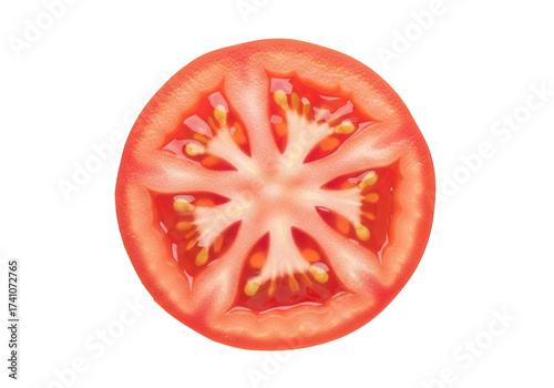 Wallpaper Mural Red tomato slice detailed isolated on a transparent background Torontodigital.ca