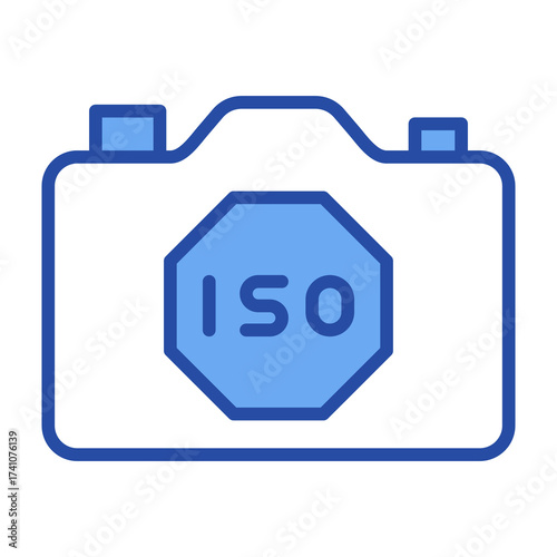 Iso Blue Vector Icon